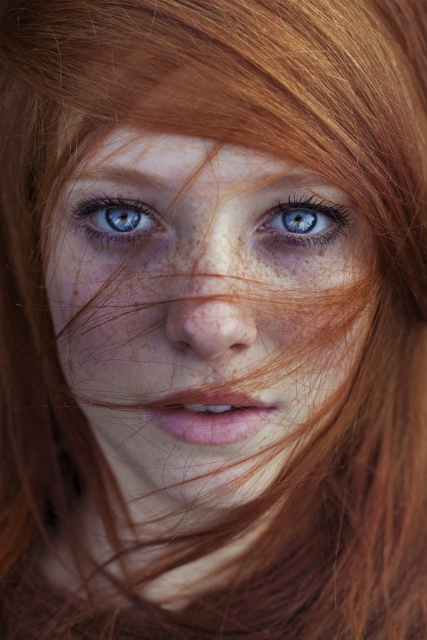 Beautiful Redhead Woman Portrait 9 - HisPotion