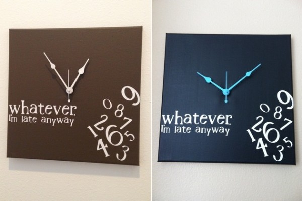 Whatever-Im-late-anyway-wall-clock