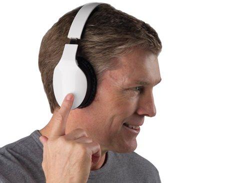 Gesture Controlled Wireless Headphones gesture controlled finger swipe headphones