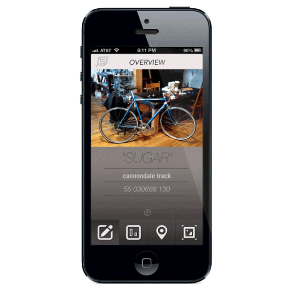 The BikeSpike. Track Your Bike! iPhone App