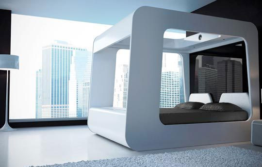 hican-bed-futuristic-bed-room-projection