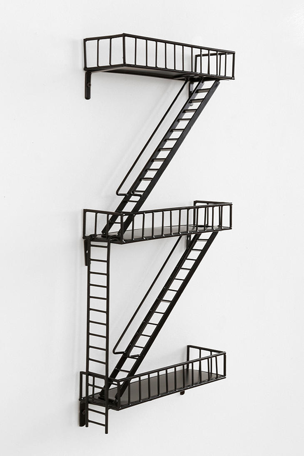 Fire Escape Wall Shelf 1