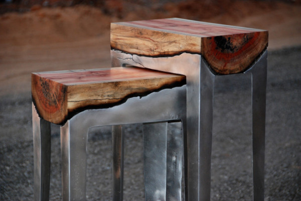 Aluminum Tree Trunks Furniture