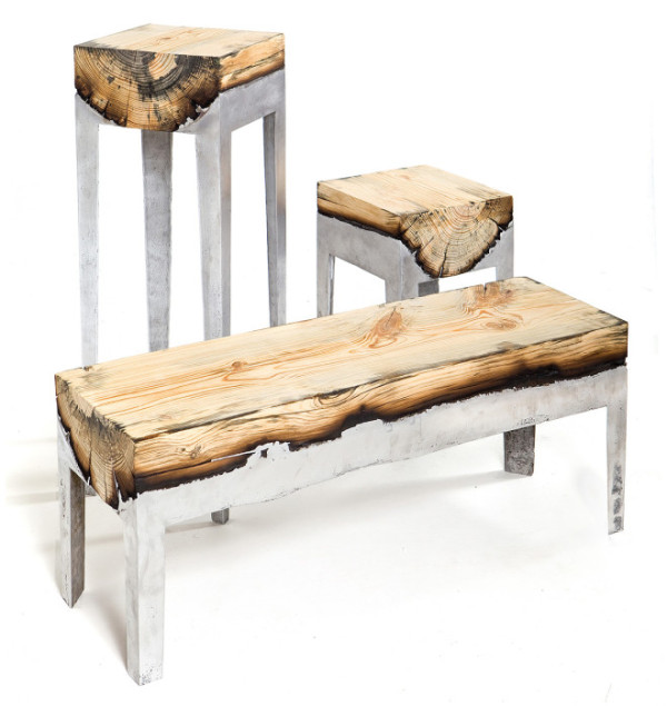 Aluminum Tree Trunks Furniture 7