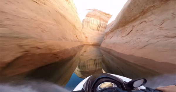 jet-ski-through-canyons-in-lake-powell