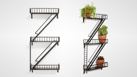 fire-escape-shelf