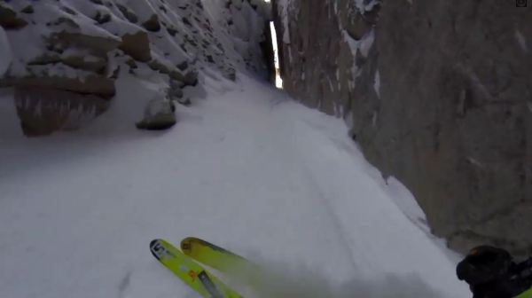 insane ski line video