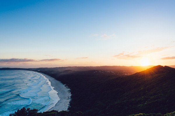 Sunset in Byron Bay