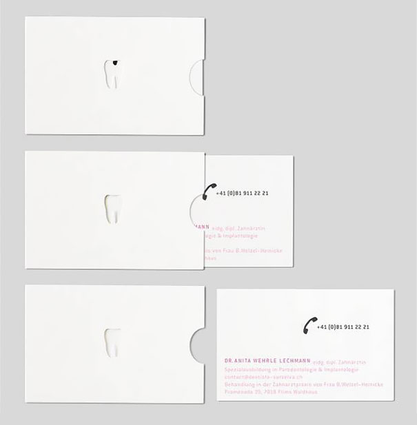 dentist business card