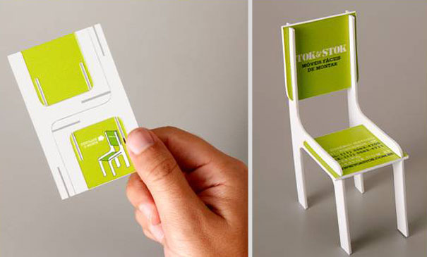 toy chair business card