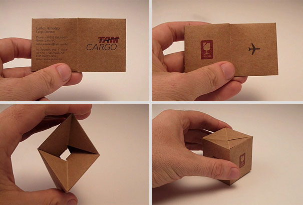 transformable cargo business card