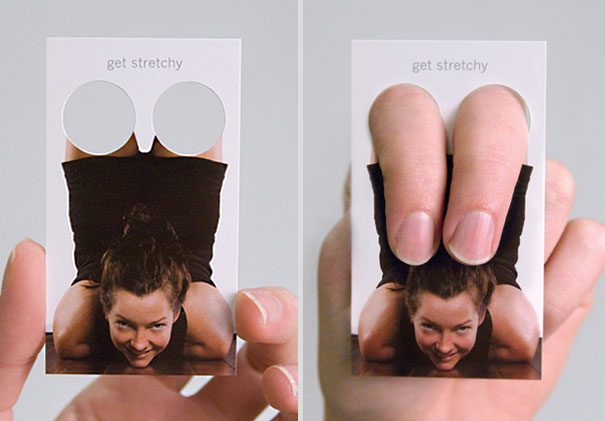 yoga trainer business card