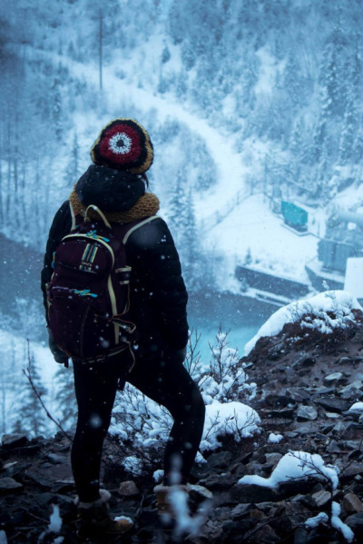 snow-treking