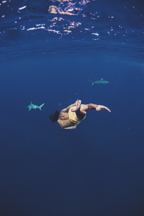 free-diving