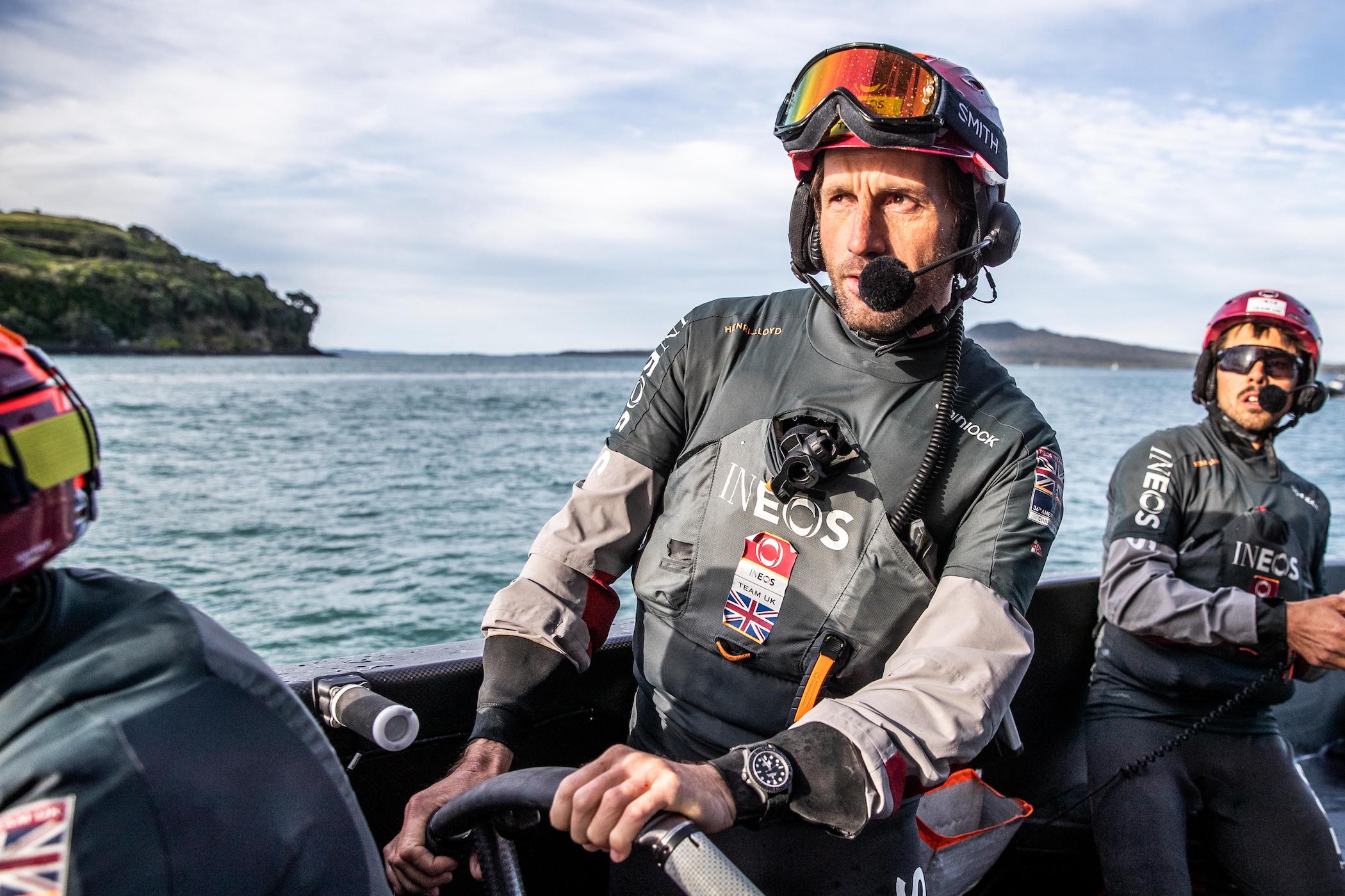 Sir Ben Ainslie was seen wearing a Rolex Yacht-Master 42 Titanium prototype.