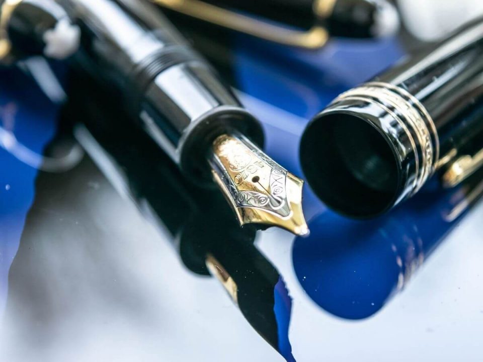 Montblanc golden nib