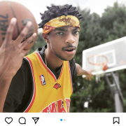 Destina Christopher Tucker playing basketball