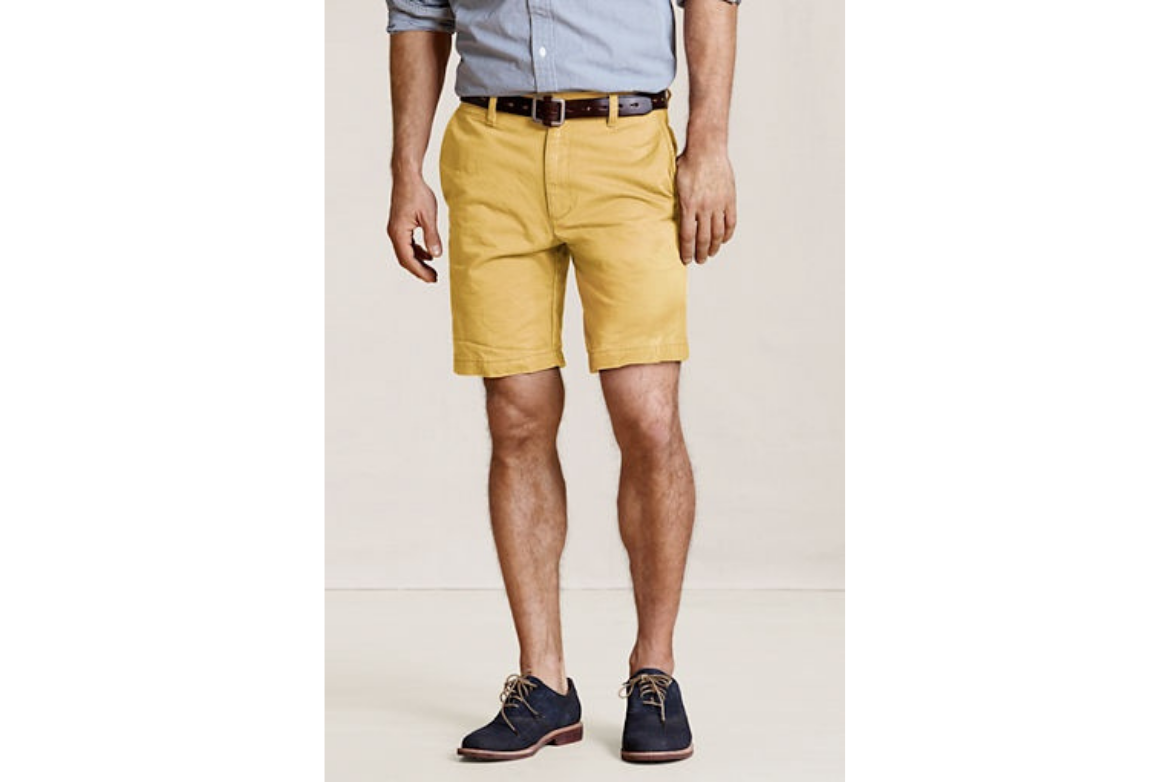 Chino shorts for men