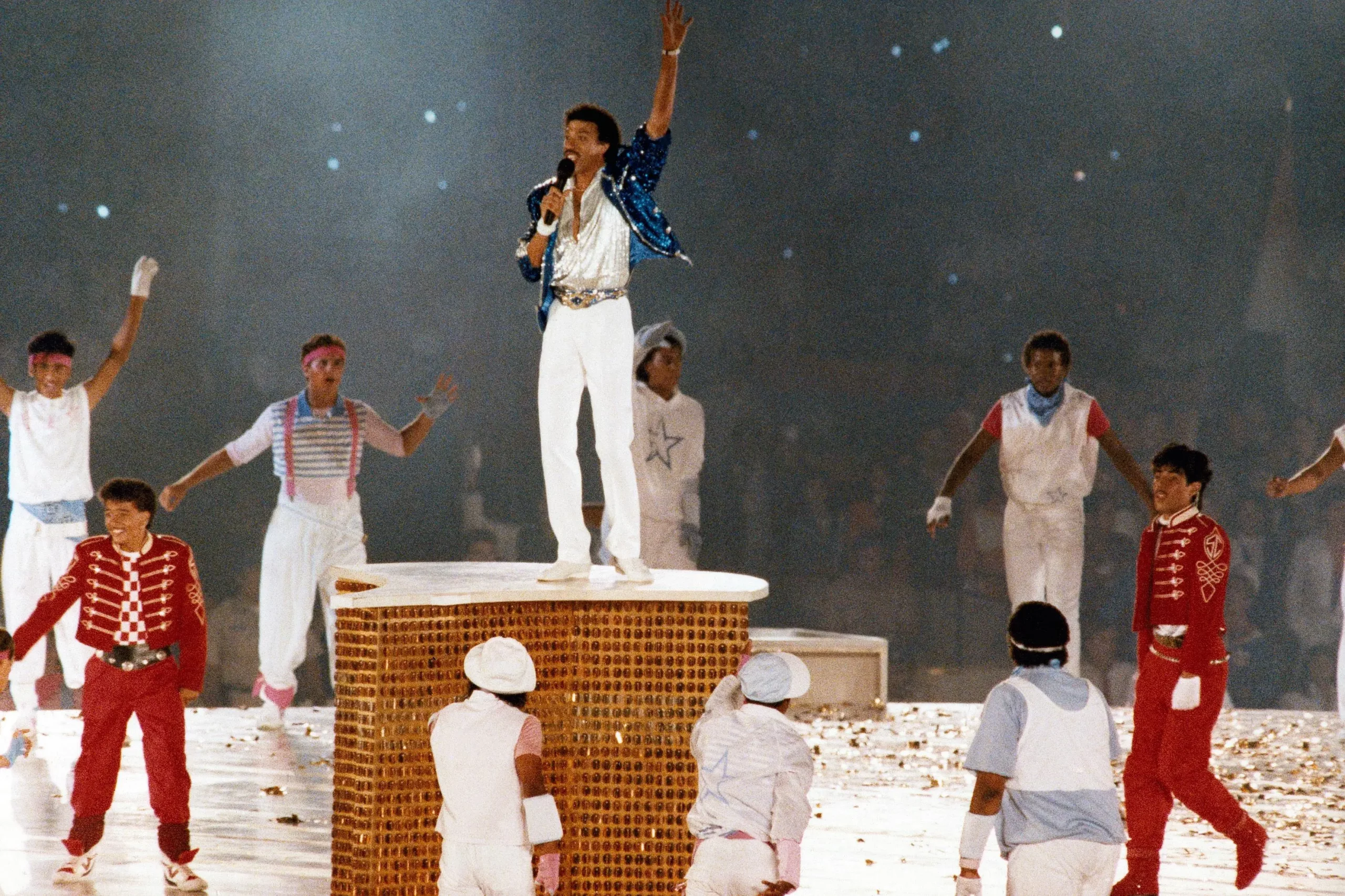 Lionel Richie at 1984 Olympics Los Angeles