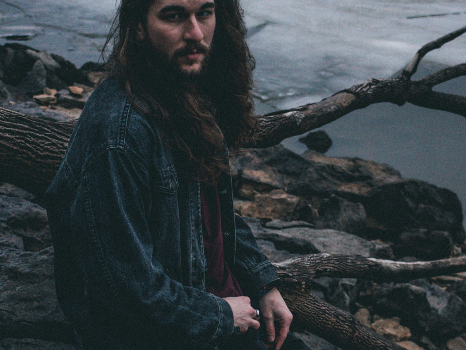 Male with long hair