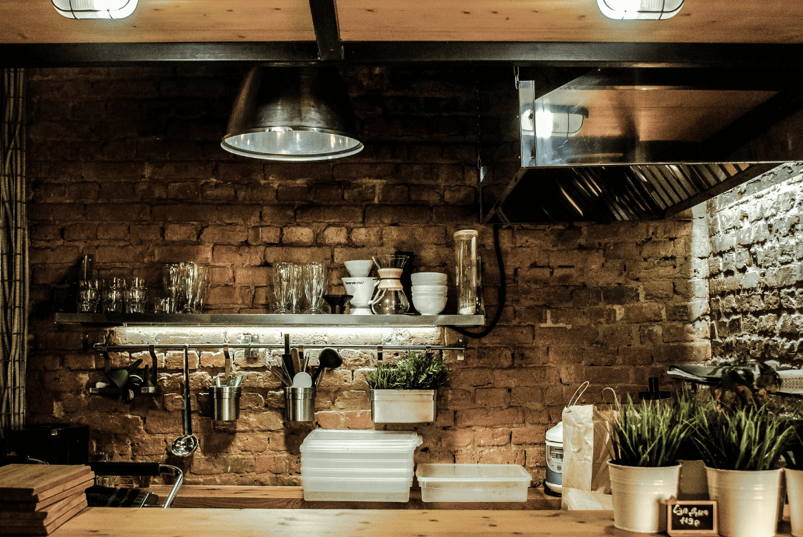 Rustic Kitchen for an earth-tone aesthetic house.