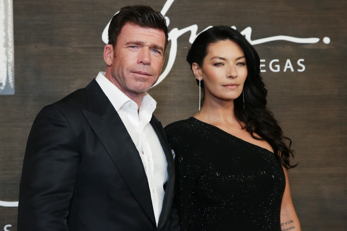 Taylor Sheridan and his wife