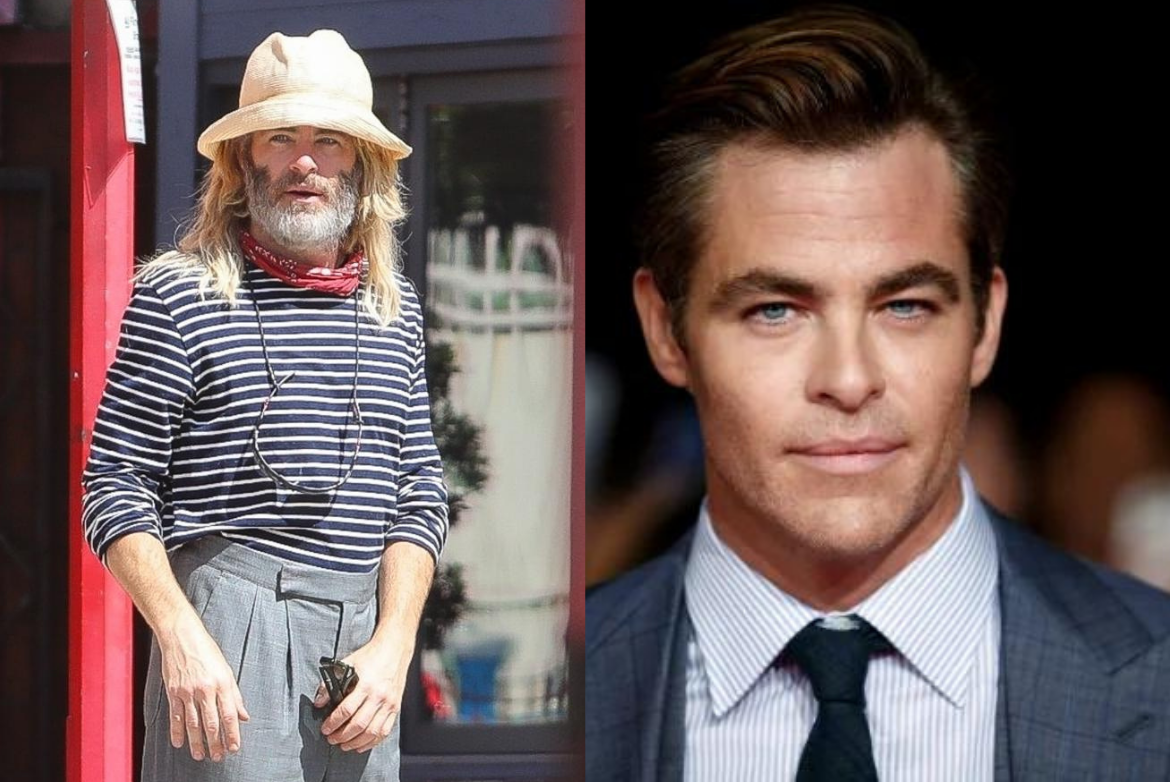 Chris Pine new look