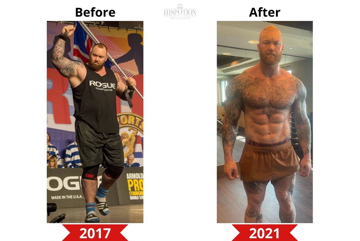 Julius Bjornsson Before and After weight loss