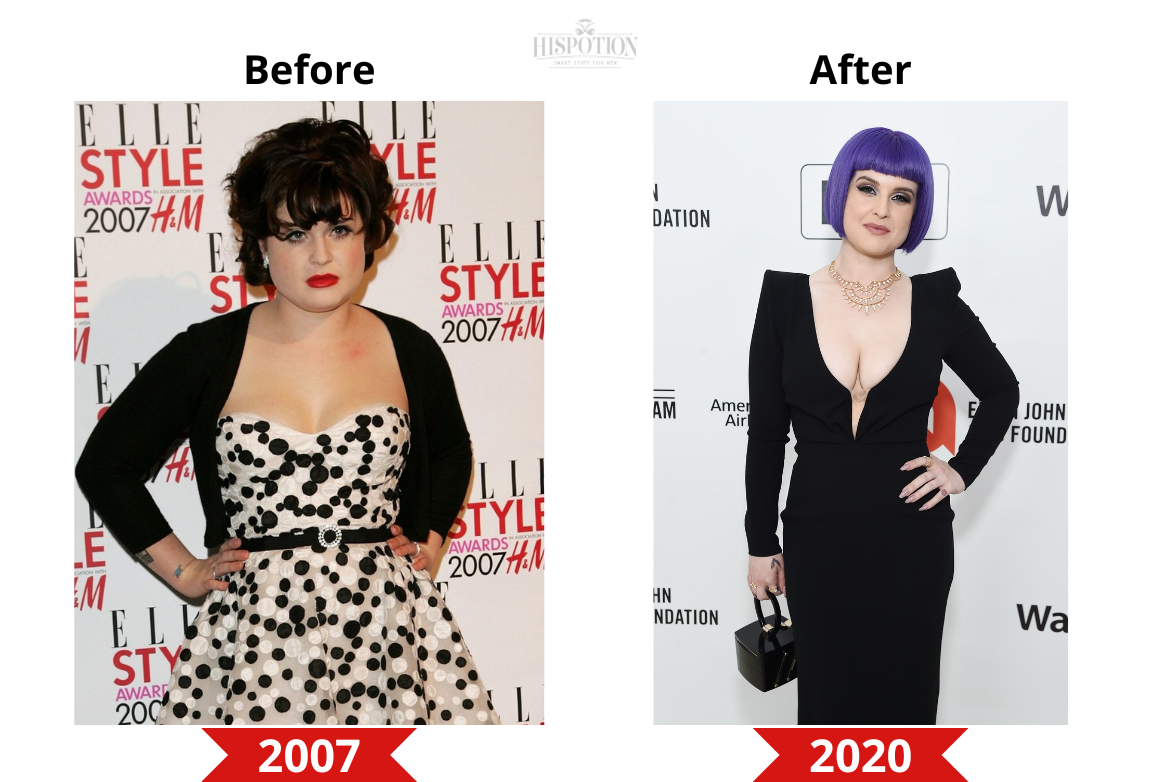 Kelly Osbourne before and after weight loss