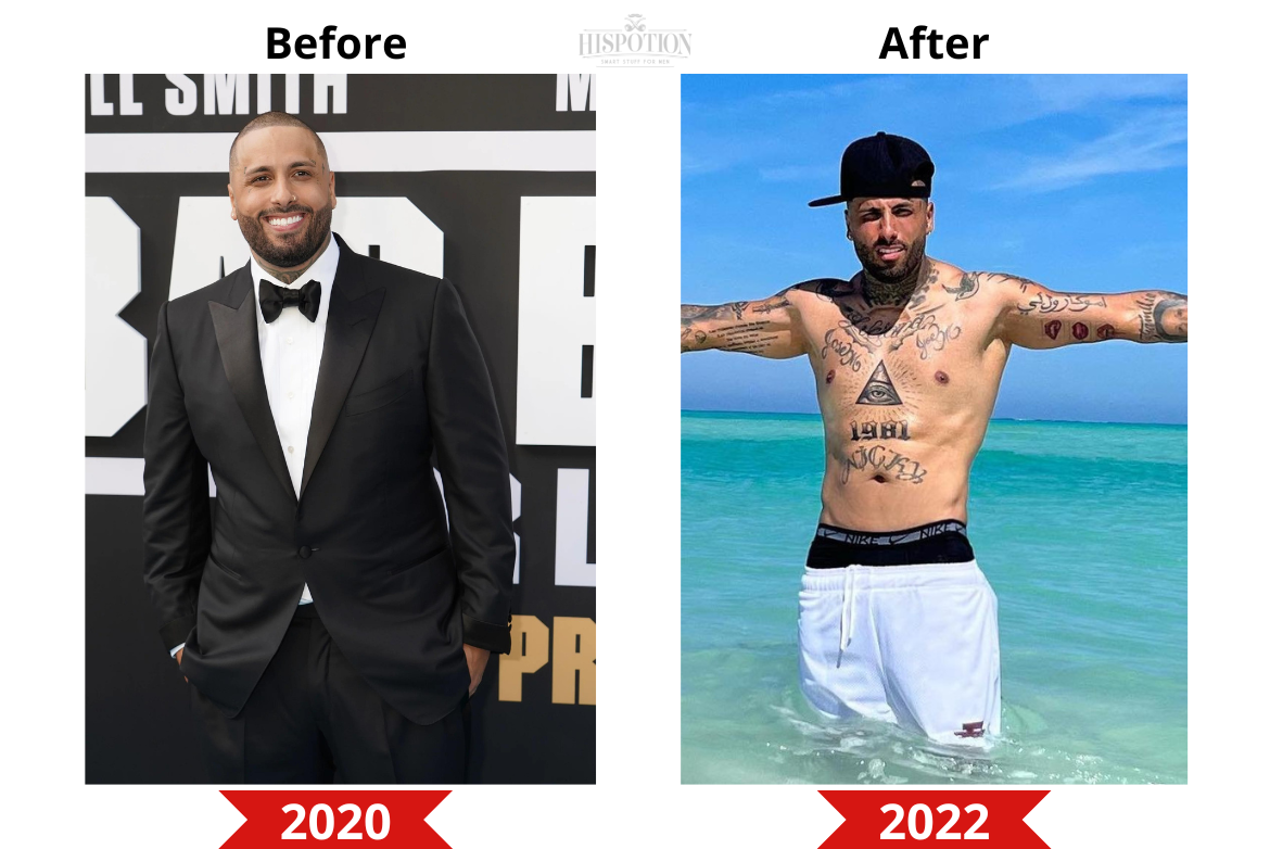 Nicky Jam Before and After weight loss