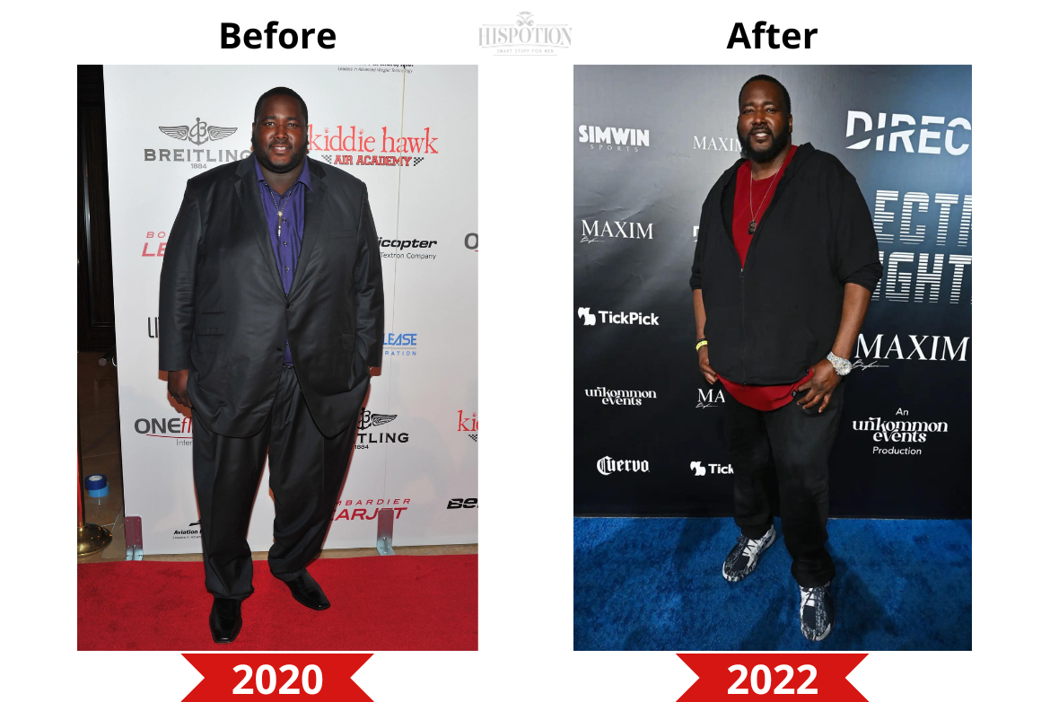 Quinton Aaron Before and After weight loss